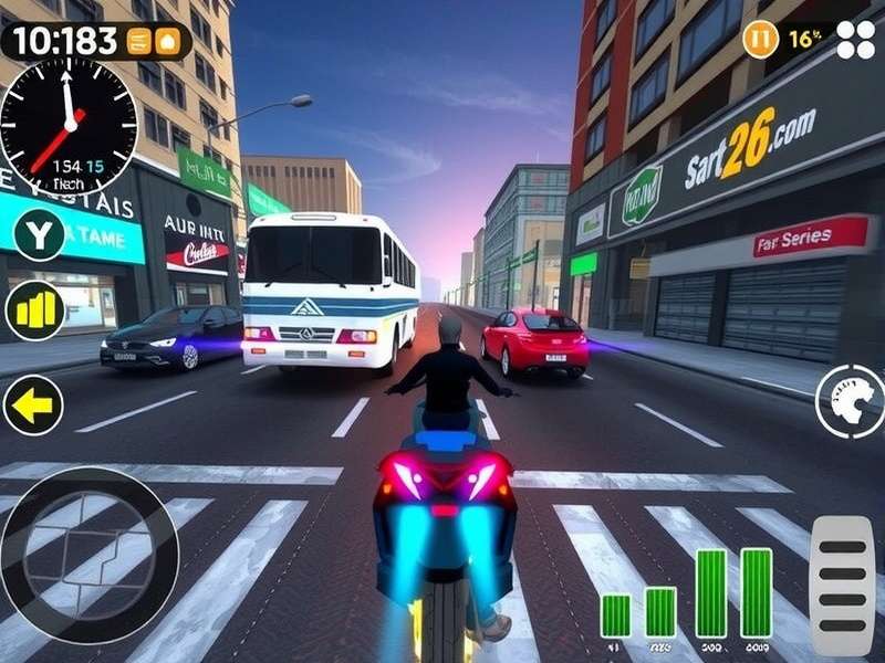 Helix Fast Racer game screenshot showing Mumbai streets